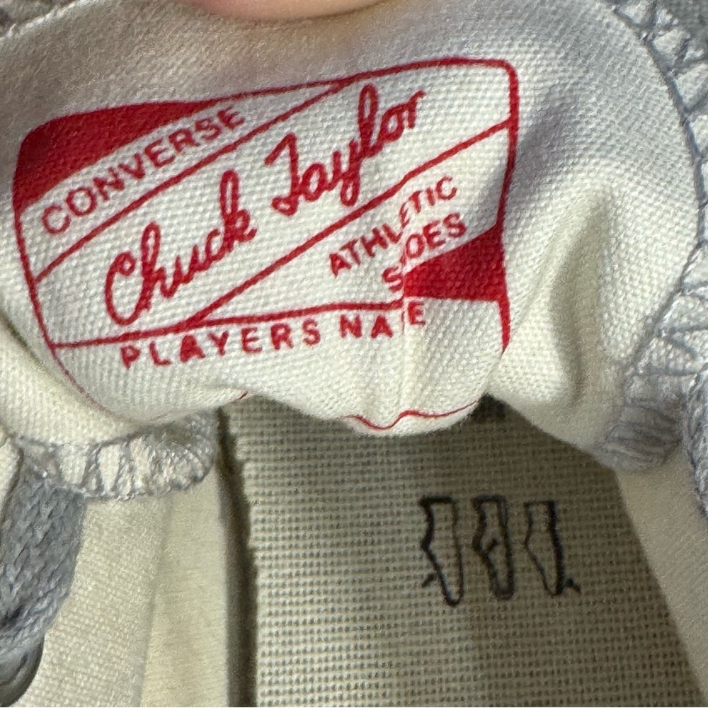 Converse Allstar Chuck Taylor Men’s 7 Women’s 9 Gray Heritage Court Sneakers - Picture 7 of 10